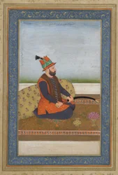 Nadir Shah von Iran, losgelöstes Albumfolio, ca. 1900